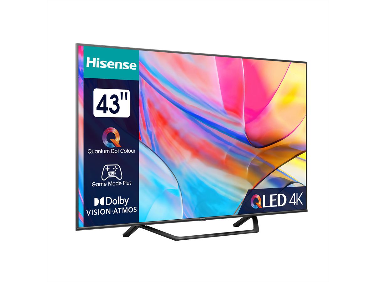 Hisense TV 43A7KQ, 43", 4K, QLED