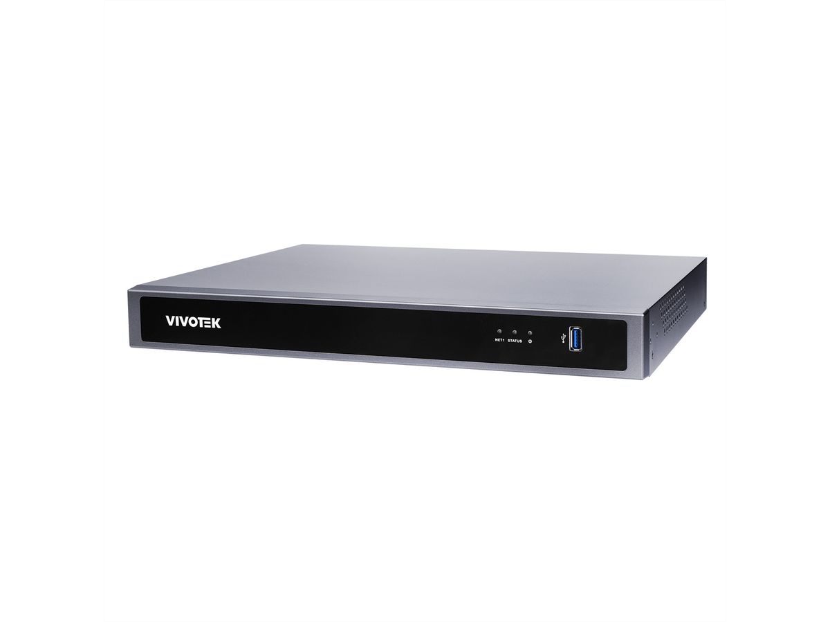 VIVOTEK ND9326P NVR Netzwerk-Videorekorder, 8 Kanäle / 8x PoE, H.265/H.264 8xPoE Port Deep Search