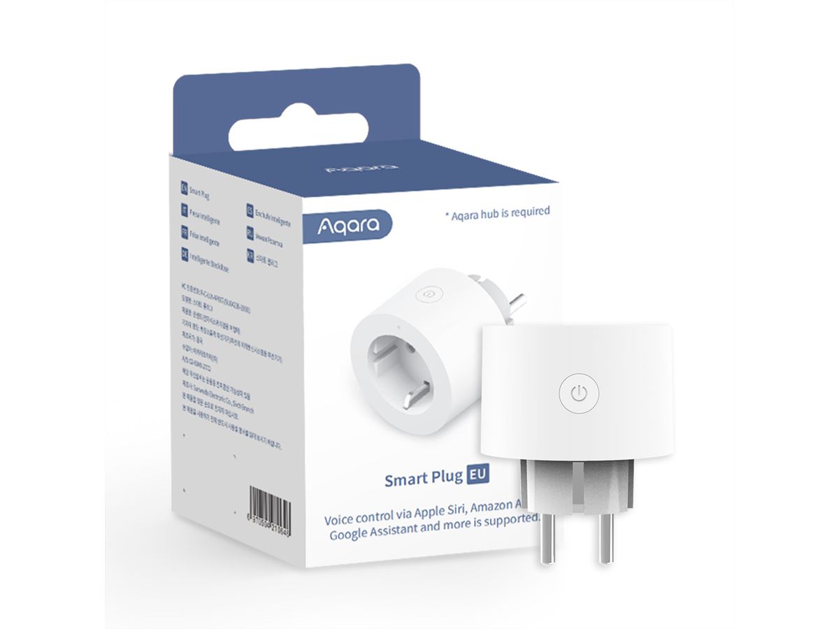 Aqara Smartplug EU, 250V AC, 50/60 Hz, 10A, max. 2300W