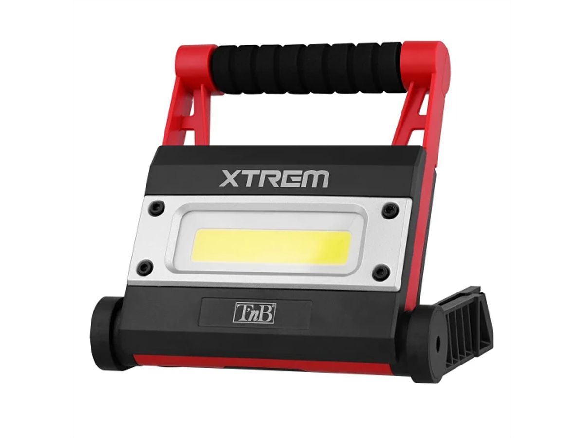 T'nB Projecteur Xtremework 1000 lumens 4 modes, 12W, powerbank intégré