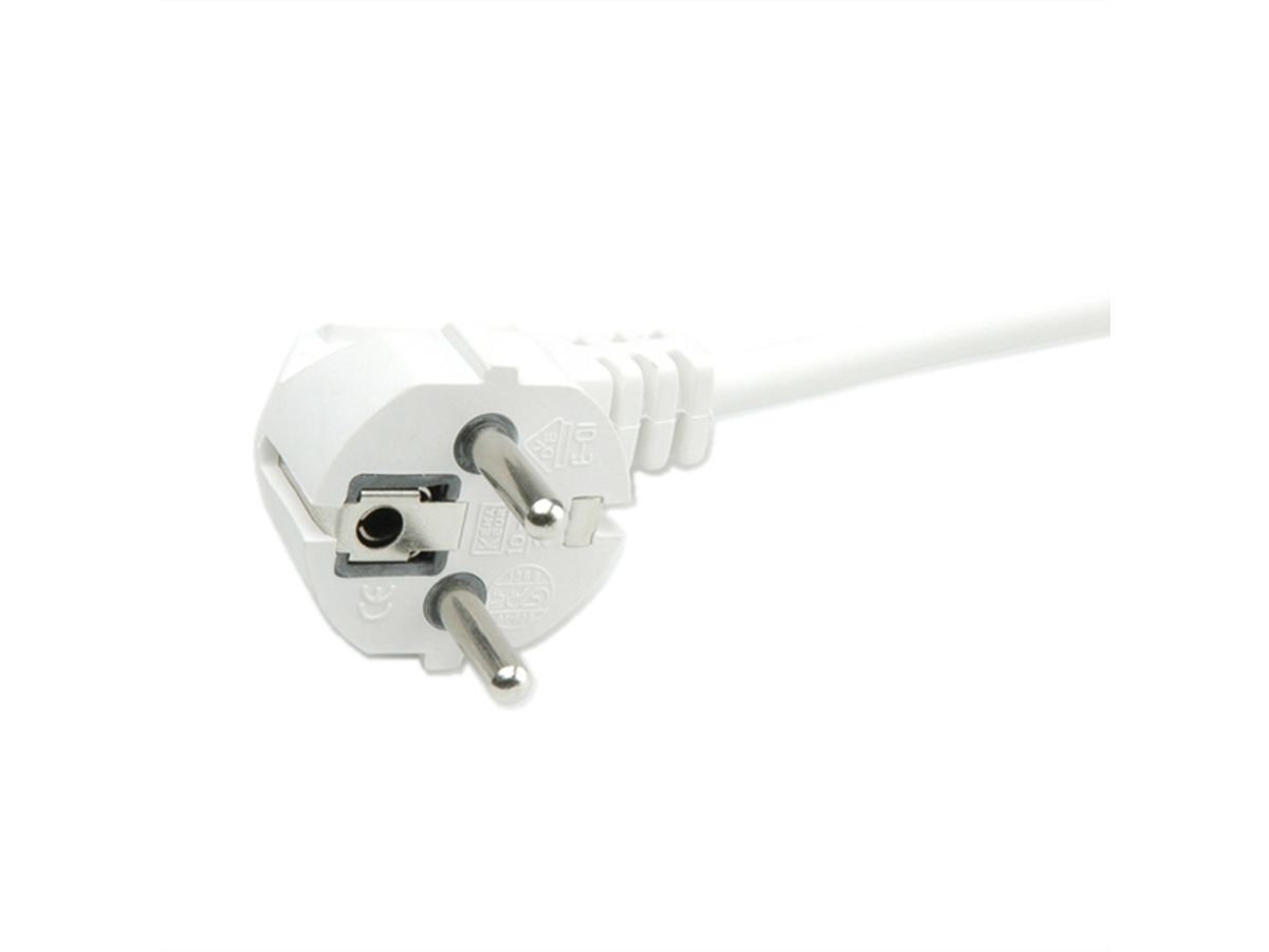 BACHMANN SMART 3x contact de protection 2x USB Charger, blanc