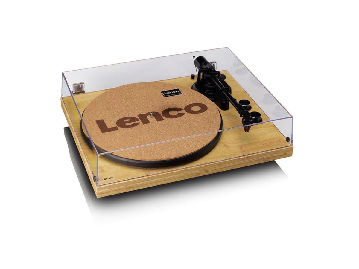 Lenco Plattenspieler LBT-335BA, Bambusfarbe ,BT, inkl Ortofon 2MRED