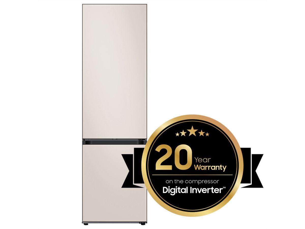 **DEMO** Samsung Réfrigérateur-Congélateur RB7300 Bespoke, 387l, A, Satin Beige