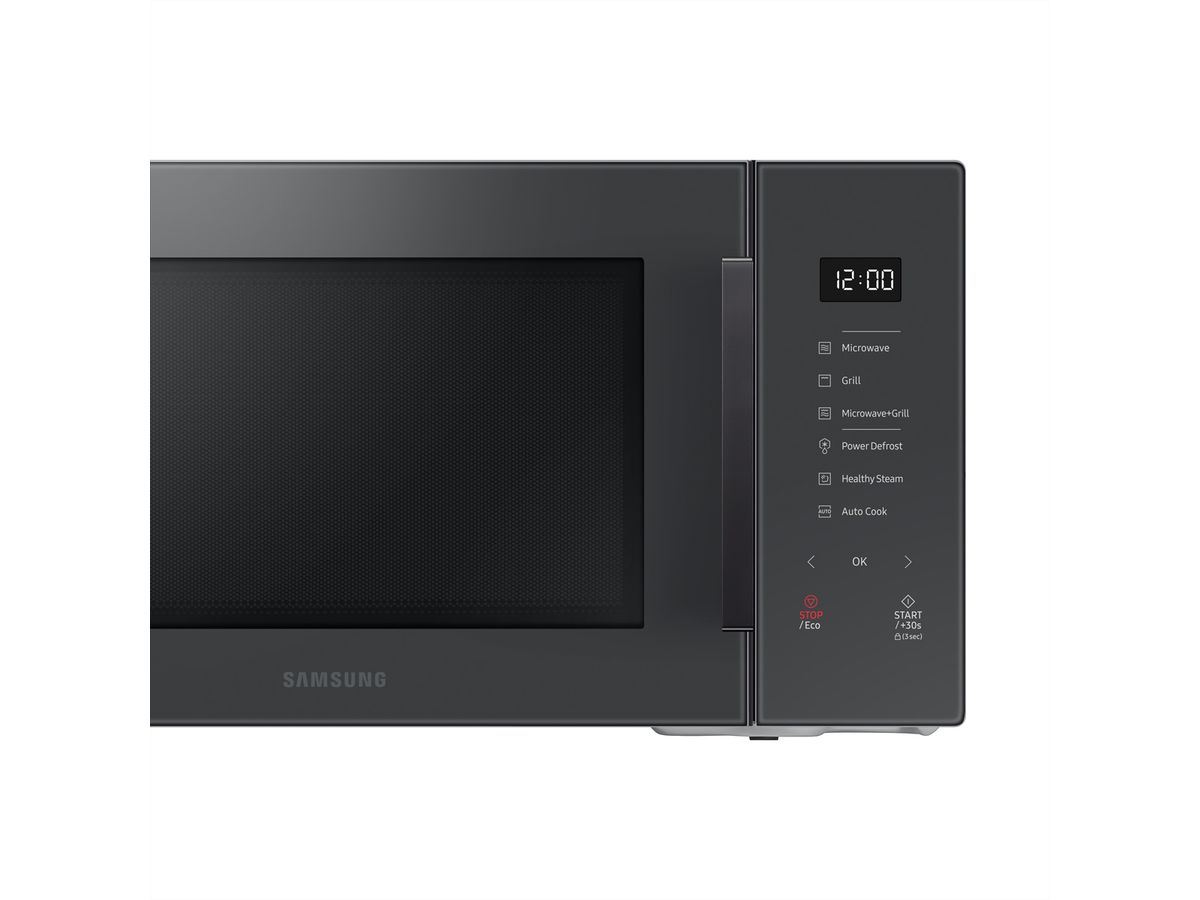Micro-ondes Samsung avec grill, Bespoke, Clean Charcoal, 30l, MG30T5068UC