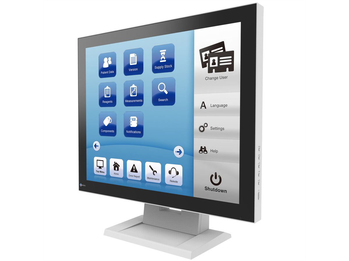Eizo Monitor FDS1921T-BK - 19", Desktop 2 P Multi-Touch-24/7-5:4 Format
