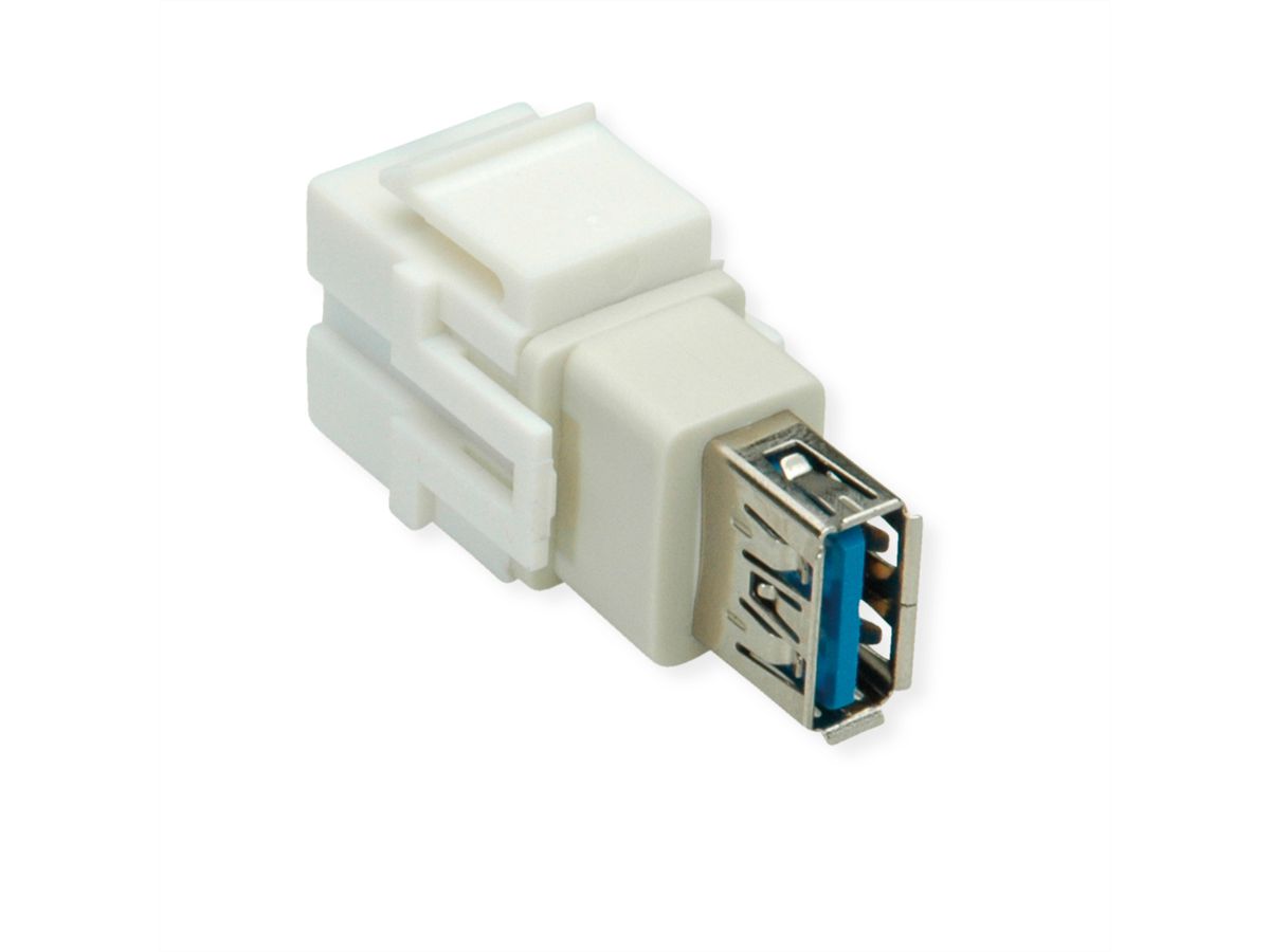 BACHMANN Module USB A/A 3.0 Keystone blanc