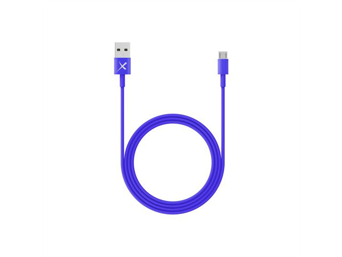 Xlayer Micro USB to USB, 1m, bleu