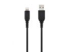 T'NB XW3M Câble d'éclairage USB, noir/gris, 1,5 mètres