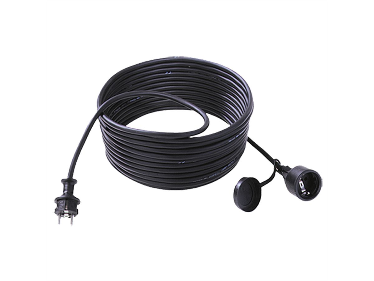 BACHMANN Câble prol. 3G2,5mm² noir, 25m, ALLEMAND