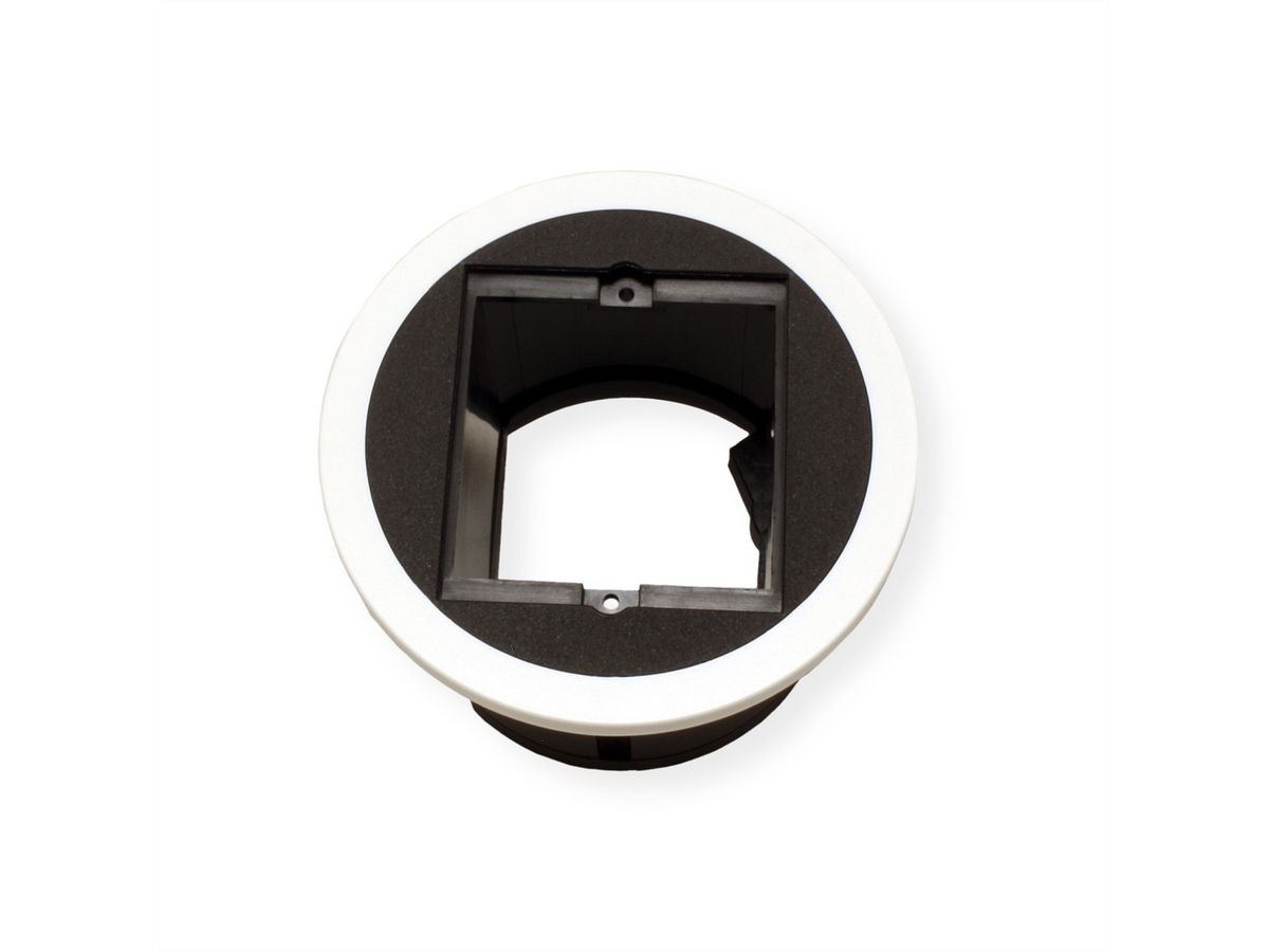 BACHMANN PIX 1x ABD avec anneaux décoratifs en blanc et noir, Chargeur USB 22W Charger, GST18