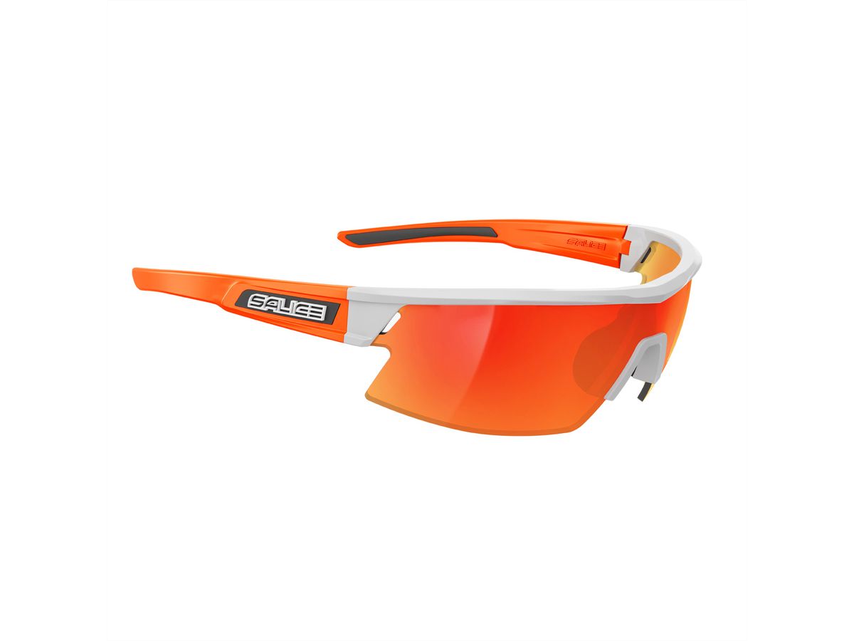 Salice Occhiali Sportbrille 025RW, White-Orange / RW Red