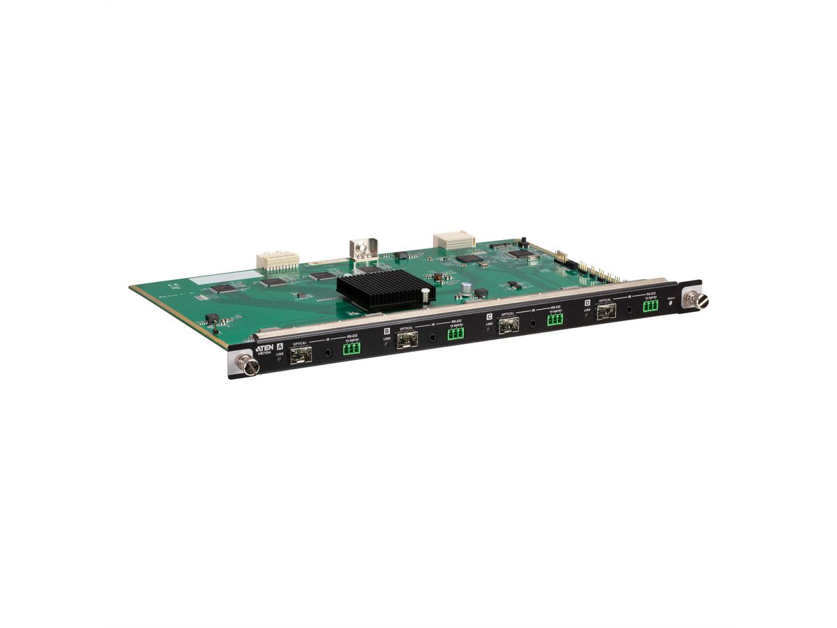 ATEN VM7584K2 Carte d’entrée optique 10G à 4 ports, 4K à 10 km, SM