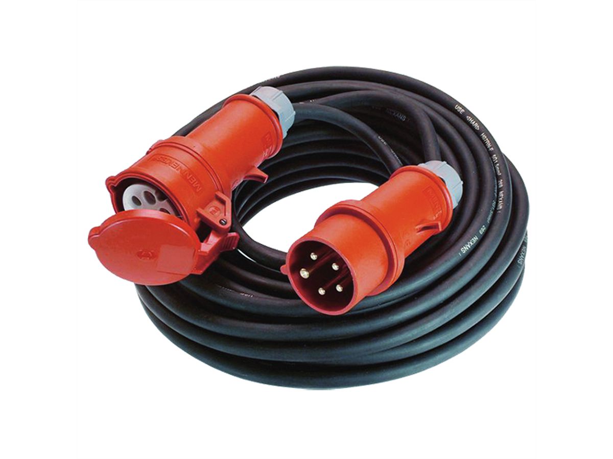 BACHMANN Câble prol. 5G1,5mm² noir, 5m, ALLEMAND, 5 m