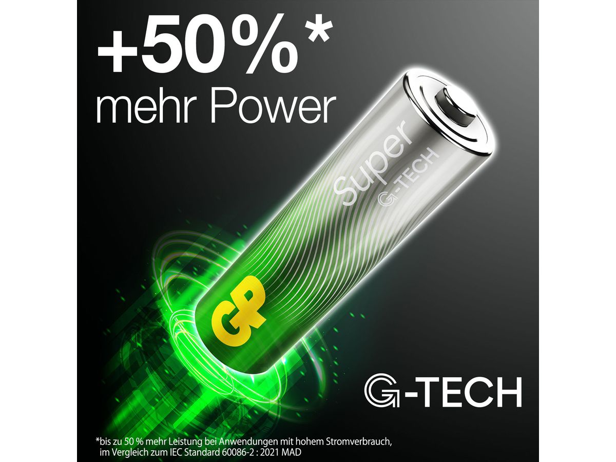 GP Batteries Super Alkaline AAA 40x