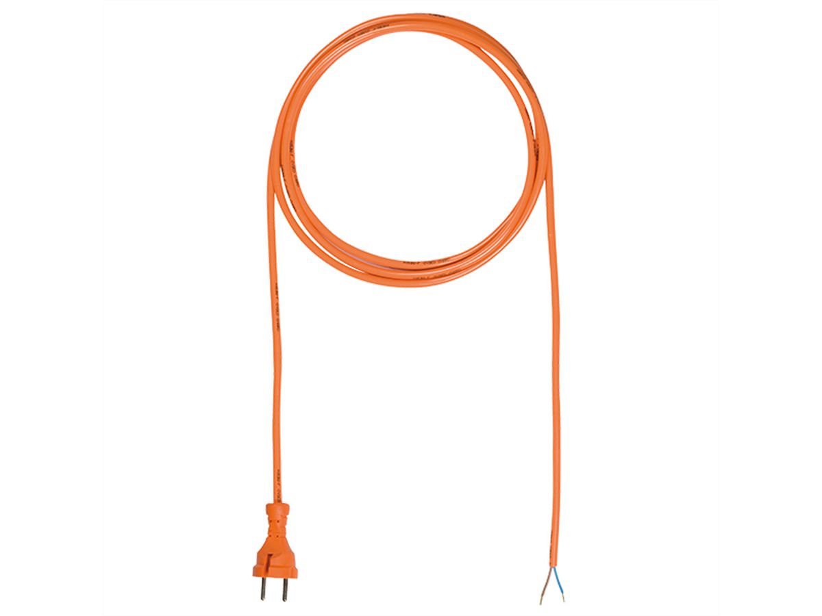 BACHMANN Câble PUR 2x1.50 5m orange, H07BQ-F 24G/fils ouverts