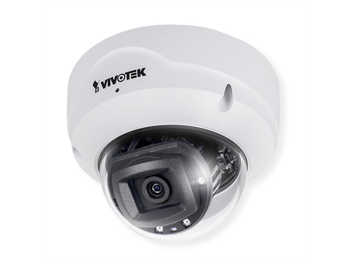 VIVOTEK FD9189-H-v2 Caméra réseau à dôme fixe 5 MP, 103°, IR-LED 30m