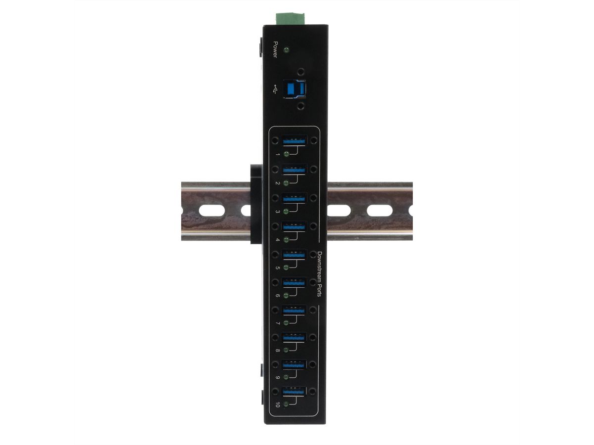 EXSYS EX-11220HMVS HUB 10 ports USB 3.2 Gen 1 Métal VIA VL811+ Chipset
