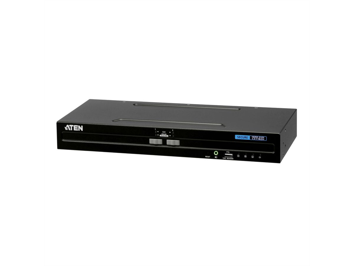 ATEN CS1182H Commutateur KVM sécurisé HDMI USB à 2 ports