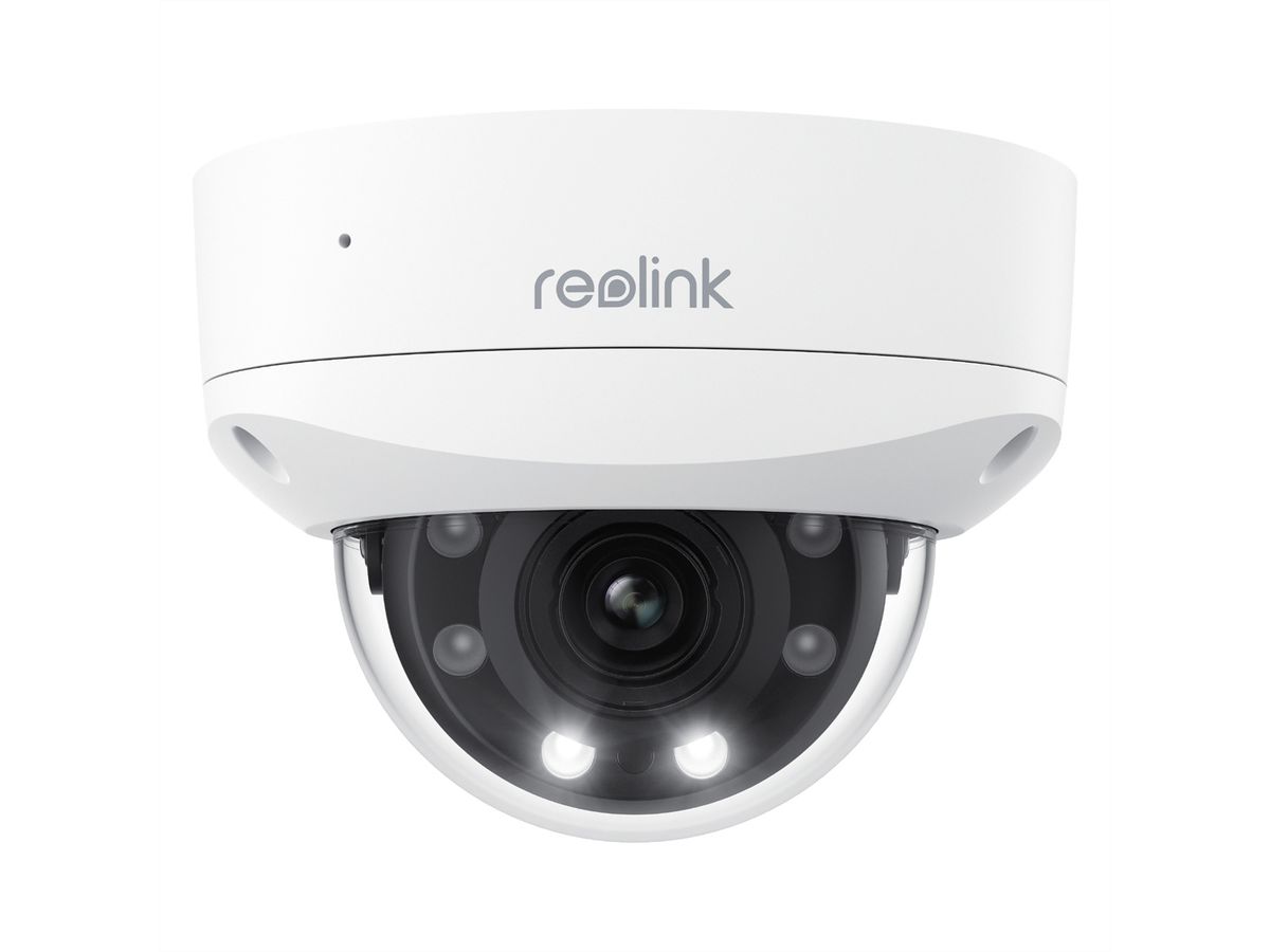 Reolink P437 Outdoor Vandal-Dome-Camera , 8 MP, 31-100°, IR-LED 30m, PoE