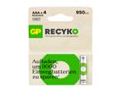 GP Batteries Recyko+, Akku 4xAAA, 950 mAh, 1,2 V