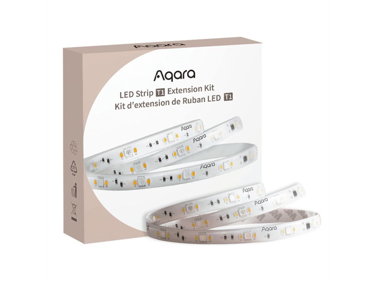 Aqara Extension de bande LED T1, 1m, RGB, 5x PIN, 2700K ~ 6500K