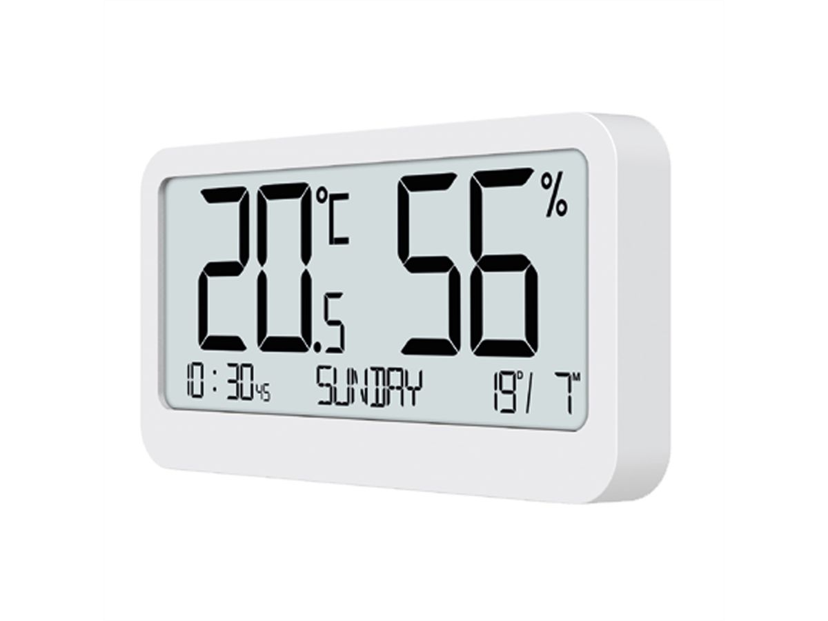 Technoline Thermo-Hygrometer WS 9455, Date et jour de la semaine, temp. + air