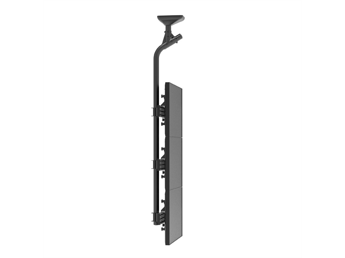 Hagor tube coudé CPS - pole 1750mm, for multiscreen installation, noir