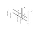 Hagor Standsystem CPS Floor-Wall/bolt down 2x 75-86"