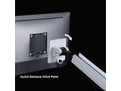 ROLINE LCD-Doppelarm, Tischmontage, Gasfeder, je 5 Gelenke, 17-35 Zoll, bis 2x 20 kg
