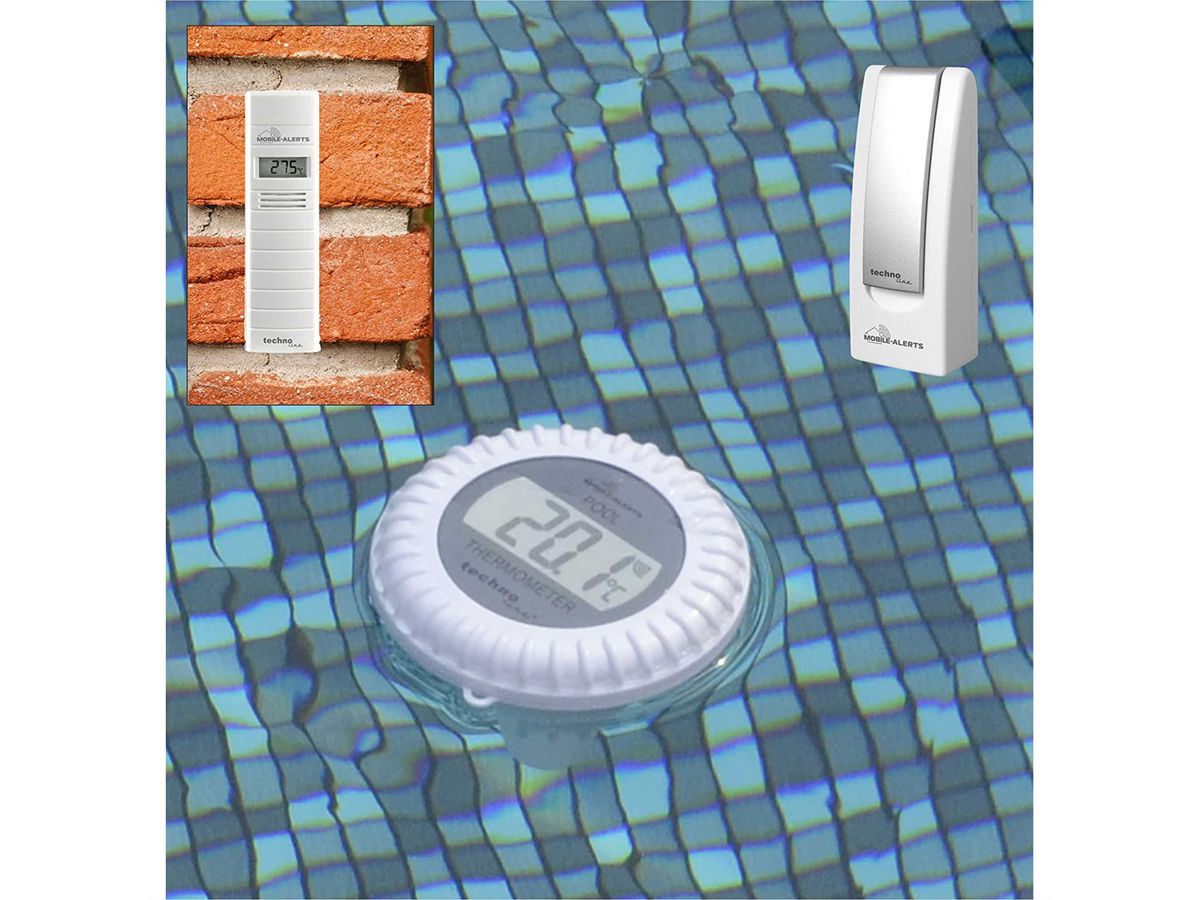 Technoline Mobile Alerts MA 10070 Set Basisstat.+Poolsensor+Sensor-Aussentemp.