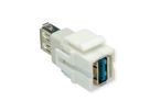 BACHMANN Module USB A/A 3.0 Keystone blanc