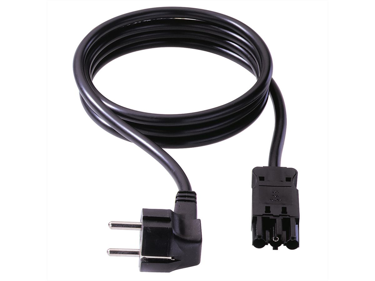 Câble d'alimentation 2P+T/ST18-3, noir, 5 m